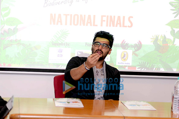 arjun kapoor at the wild wisdom quiz finale by wwf india 3