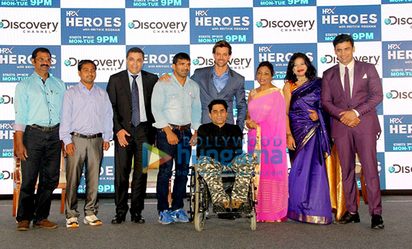 hrithik roshan at the launch of discovery channels new show hrx heroes 2