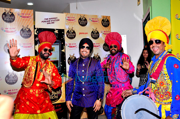mika singh at radio mirchi 98 3 fms studio for launching their online radio channel yo punjabi mirchi 6
