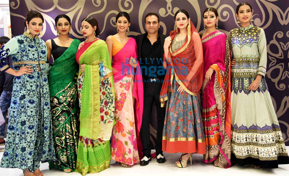 sapna pabbi karishma kotak zoya afroz grace the launch of jashn store fashion show in lucknow 10