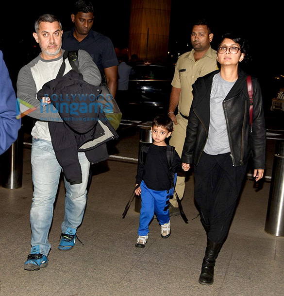 aamir khan leaves for switzerland with his family 5