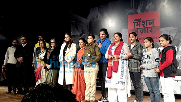 huma qureshi attends the closure event of mission hazaar initiative in rohtak 2