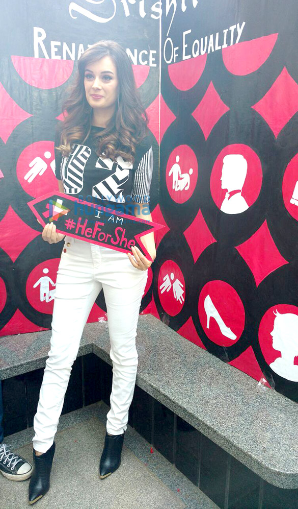 evelyn sharma graces n m colleges drishti festival 2016 2