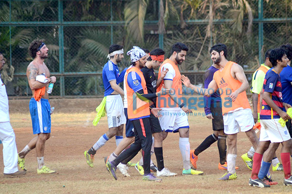 abhishek bachchan ranbir kapoor and riteish deshmukh snapped at football practice 2