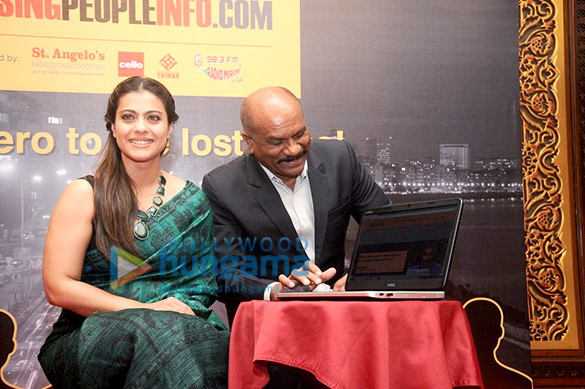 kajol acp vasant dhoble at the official launch of the website missingpeopleinfo com 3