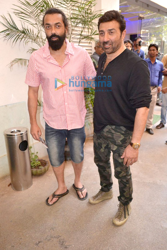sunny deol bobby deol snapped at sunny super sound 2