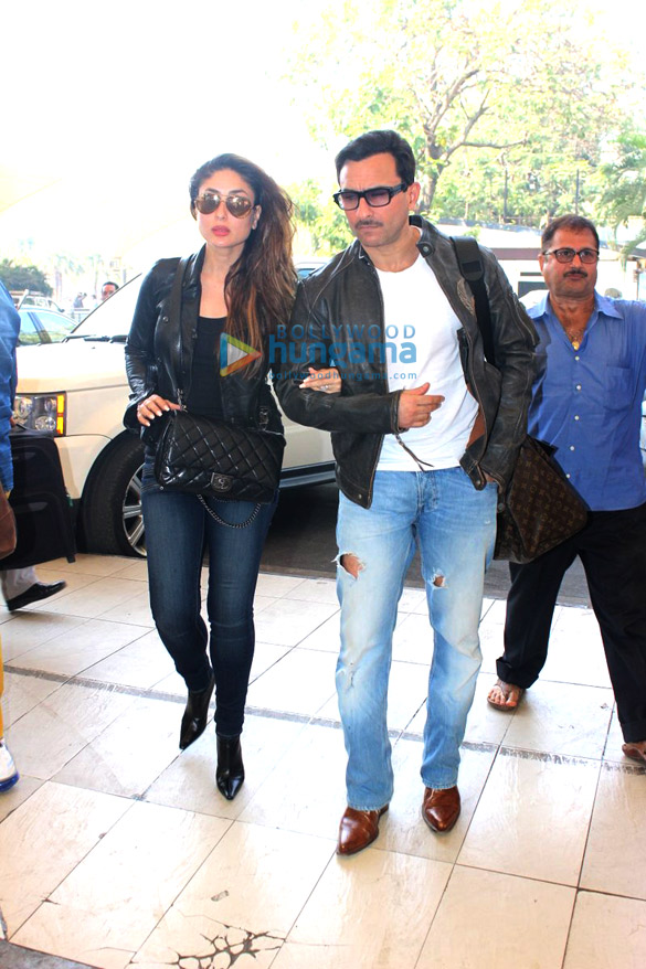 saif ali khan kareena kapoor khan anil kapoor snapped at the domestic airport 4