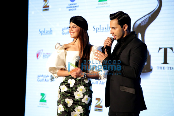 jacqueline fernandez varun dhawan grace the press conference of toifa 2016 in dubai 3