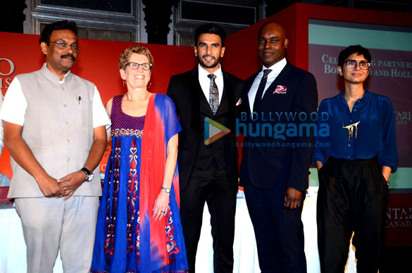 ranveer singh and kiran rao grace the filmcity toronto canada mou signing event 4