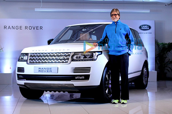 amitabh bachchan with his brand new range rover 9