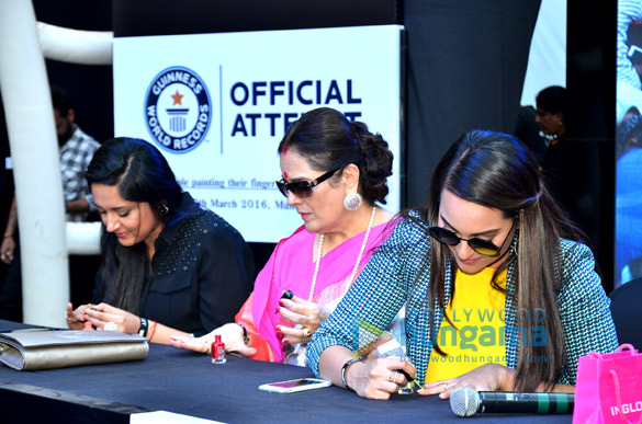 sonakshi sinha attends the painting fingernails competition on womens day 5