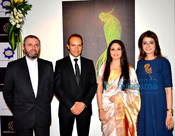 gracy singh dolly thakore others attend iranian artist kaveh afraies world without borders art show at cosmic heart gallery 8