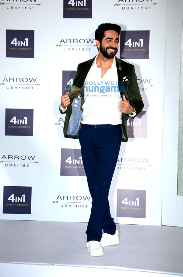 ayushmann khurrana launches arrows new collection of 4 in 1 shirts 4