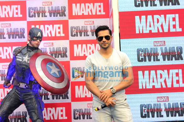 varun dhawan launches the captain america action figurines 11