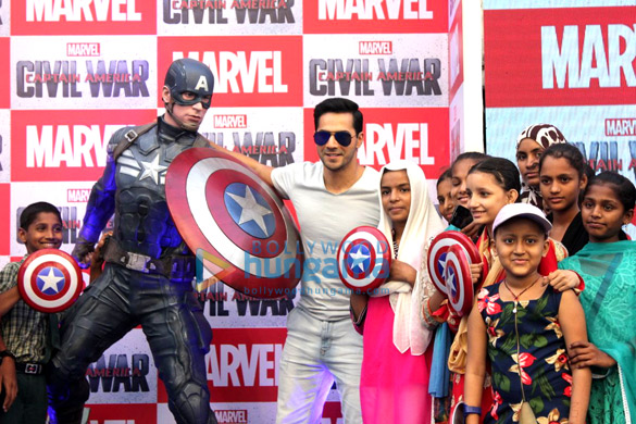 varun dhawan launches the captain america action figurines 6