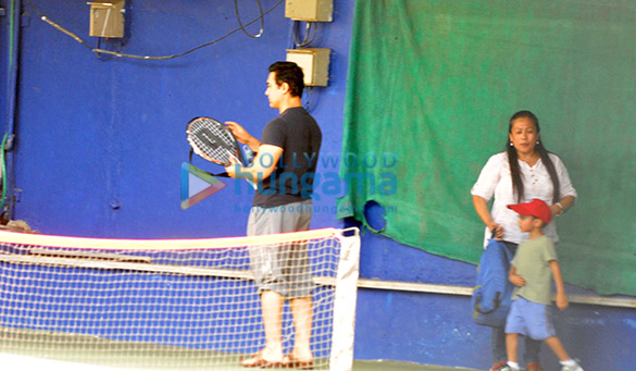 aamir khan snapped playing tennis at a suburban gymkhana 4