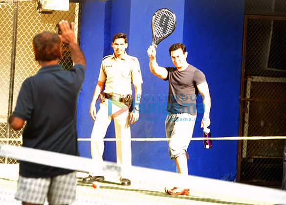 aamir khan snapped playing tennis at a suburban gymkhana 5