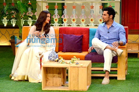 promotions of sarbjit on the sets of kapil sharmas show 2
