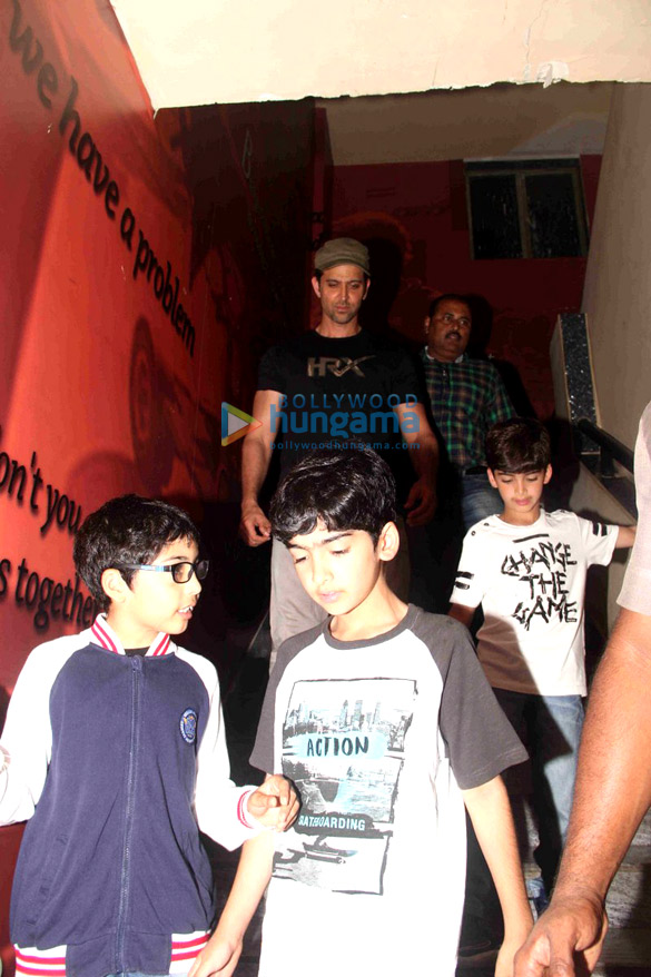 hrithik roshan kids snapped after watching the jungle book 3