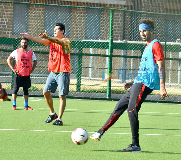 ranbir kapoor arjun kapoor others snapped at football practice 4