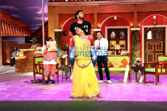 promotions of azhar on the sets of comedy nights live 9