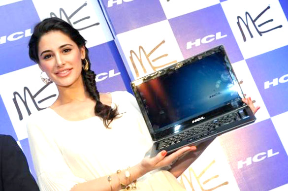 nargis fakhri at the launch of hcl me ultrabook 3