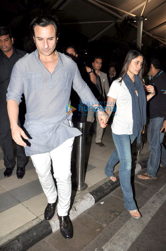 saif kareena return to mumbai after their wedding reception in delhi 6