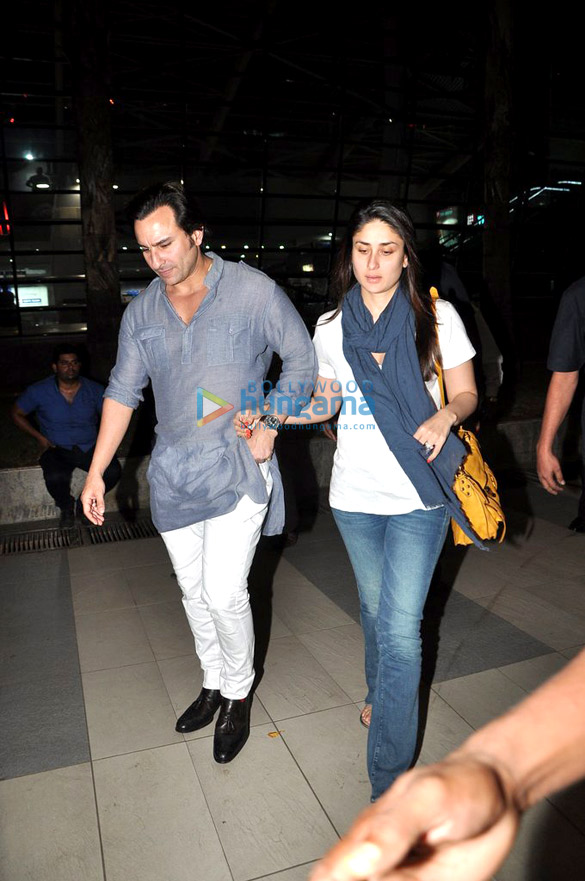 saif kareena return to mumbai after their wedding reception in delhi 5