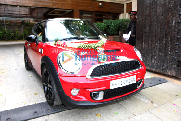 aaradhya gets her first birthday gift a mini cooper 5