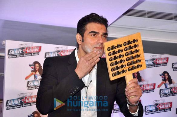 arbaaz malaika at gillettes shave or crave press meet 9