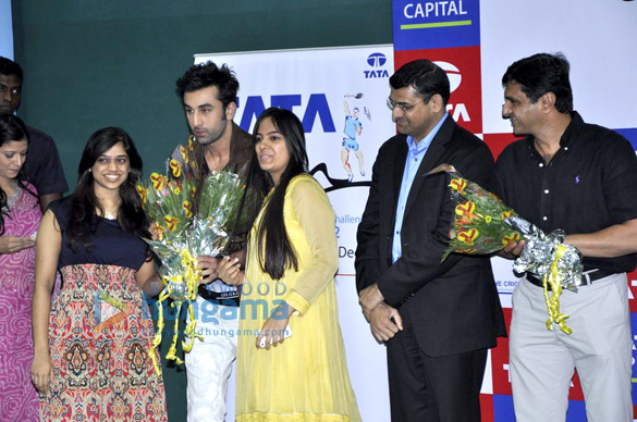 ranbir kapoor at tata open badminton finale 7