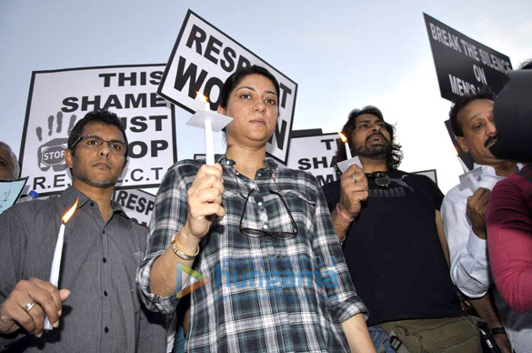 priya dutt leads protest for delhi rape incident 2