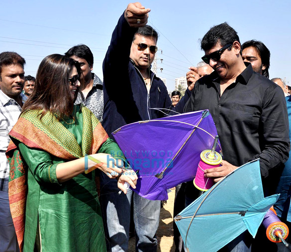 bollywood came at kite flying competition hosted by mla aslam sheikh 7