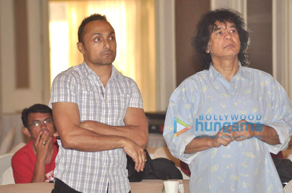 ustad zakir hussain at the rehearsals of equation 2013 4