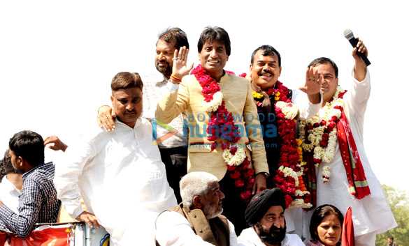 raju shrivastava in kanpur for samajwadi partys 1st rally 6