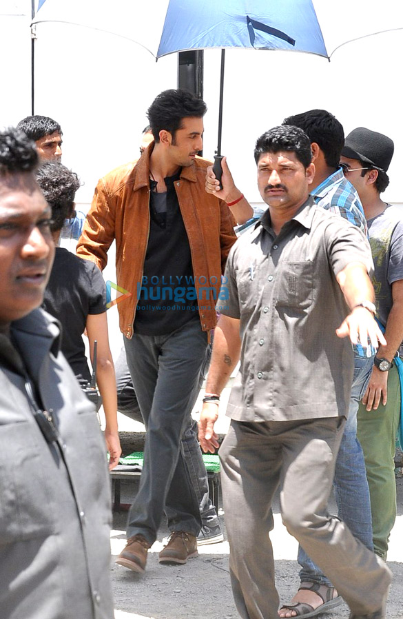 ranbir snapped at an ad shoot 5