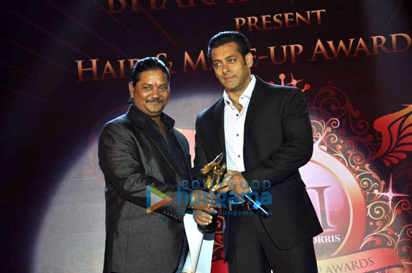 salman hrithik kareena at bharat n dorris hair make up awards 2013 2