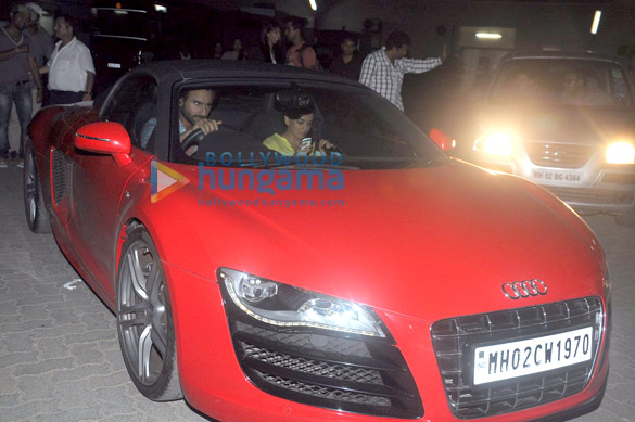 saif ali khan snapped with his new audi r8 3