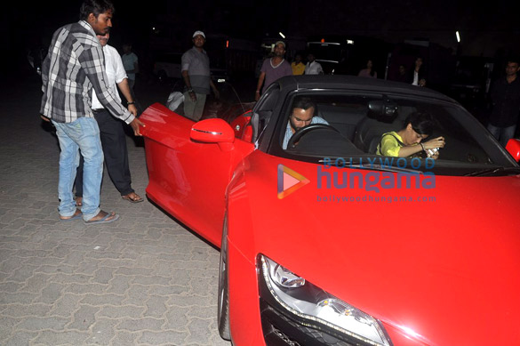 saif ali khan snapped with his new audi r8 6