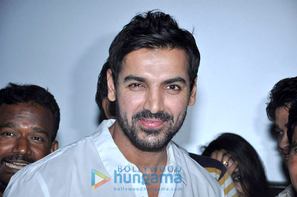 john and tusshar at the screening of shootout at wadala for media 5