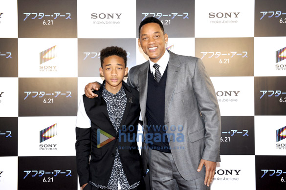 will smith jaden smith at the tokyo premiere of m night shyamalans after earth 2