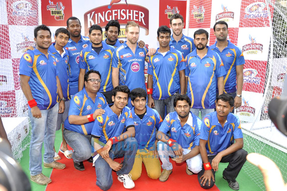 mumbai indians players at the kingfisher bowl out event 4