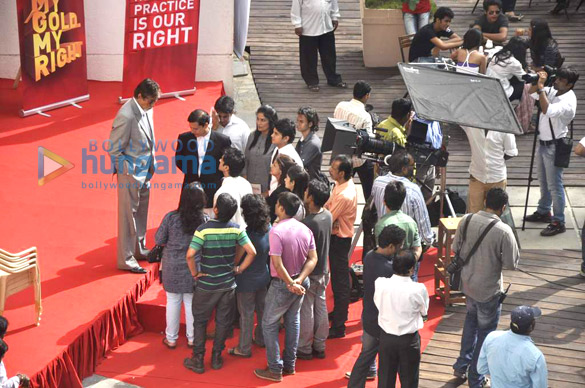 big b at kalyan jewellers ad shoot 9