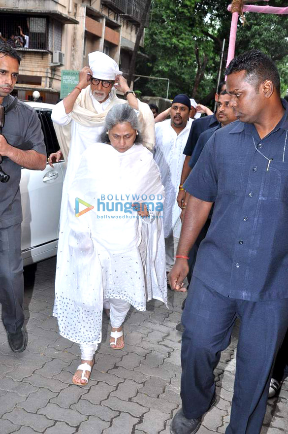 dilip kumar amitabh bachchan at prans prayer meet 3