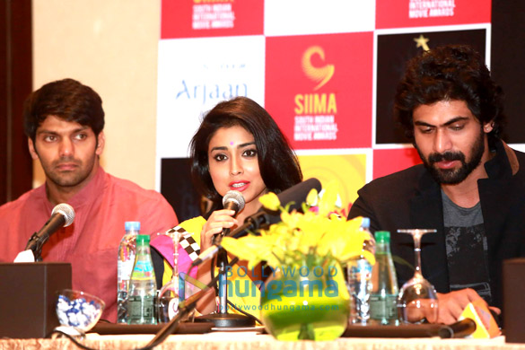 shriya saran rana at the press meet of siima awards in dubai 2