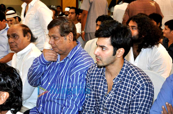 varun prabhu dheva at the prayer meet of sajid wajids father 2