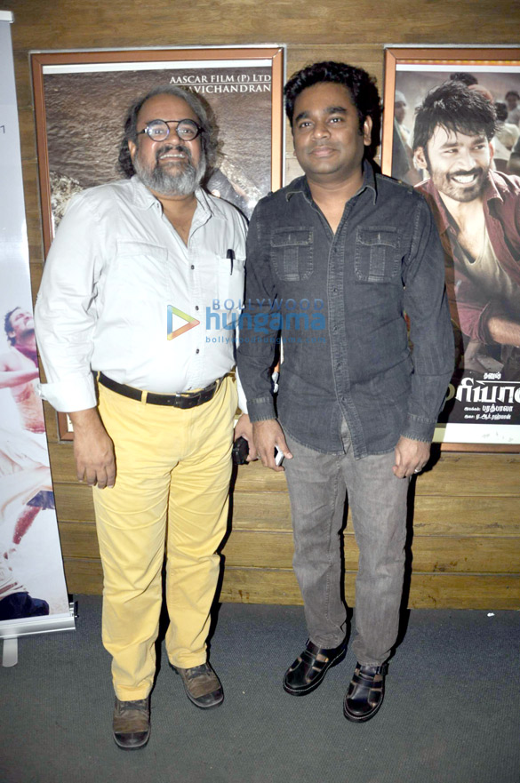 a r rahman aditi rao hydari at the screening of tamil film maryan 14