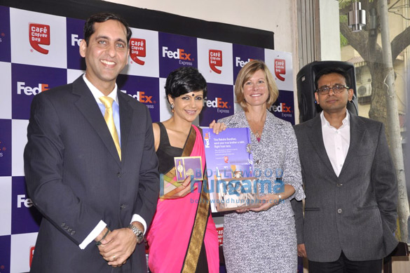 mandira bedi at fedex cafe coffee day raksha bandhan promotions 2