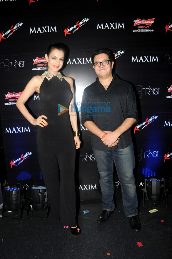 ameesha patel unveils latest issue of maxim 6