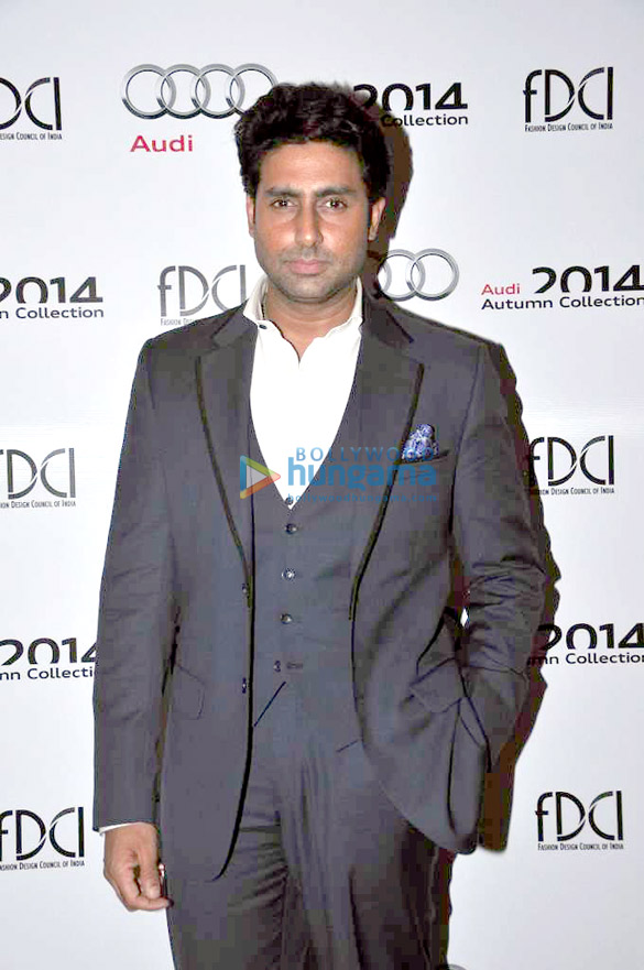 abhishek bachchan at fdci audi 2014 autumn collection 2